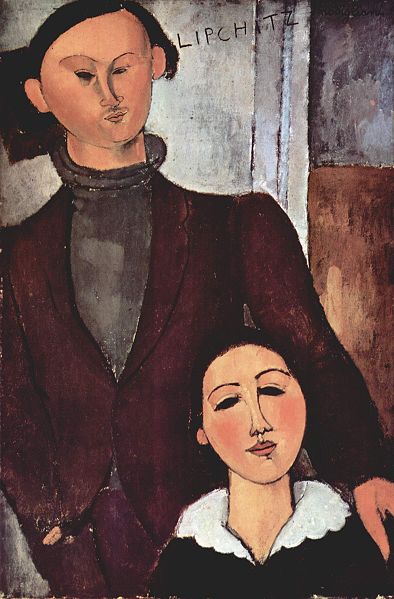 Portrat des Jacques Lipchitz mit seiner Frau
